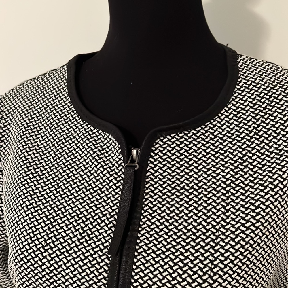 Max Studio zip up long jacket - Picture 3 of 6